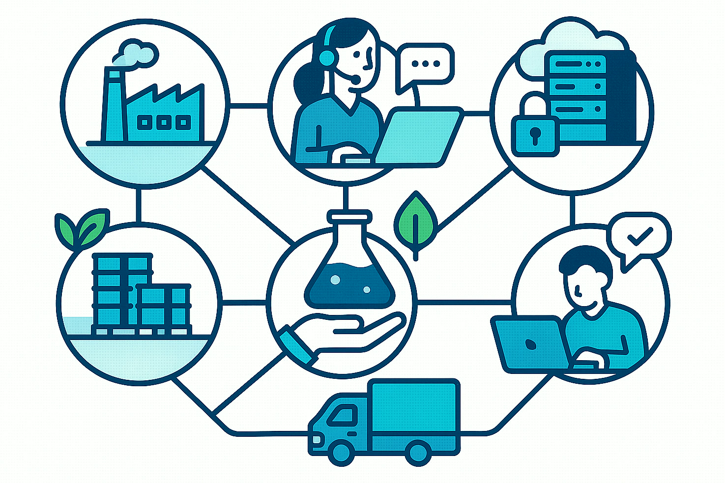 Darstellung der Lieferanten-Audit-Richtlinie für Produktion, Logistik, Beratung und IT-Dienstleistungen